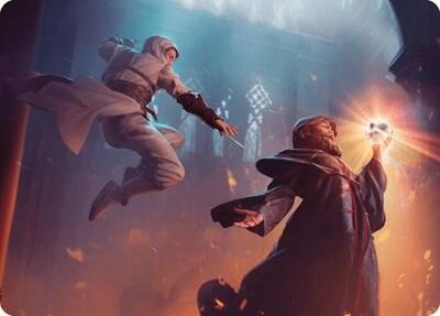 Mortify Art Card card from Art Series: Universes Beyond: Assassin's Creed
