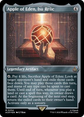 Apple of Eden, Isu Relic (Foil Etched) card from Universes Beyond: Assassin's Creed
