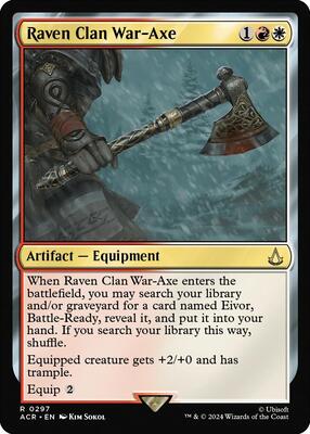 Raven Clan War-Axe card from Universes Beyond: Assassin's Creed