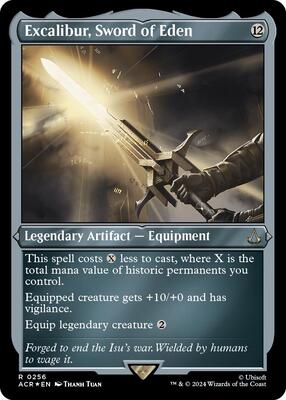 Excalibur, Sword of Eden (Foil Etched) card from Universes Beyond: Assassin's Creed