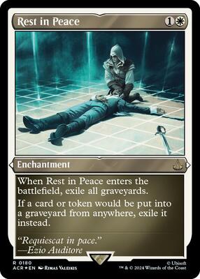 Rest in Peace (Foil Etched) card from Universes Beyond: Assassin's Creed