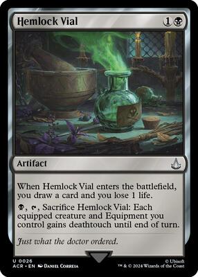 Hemlock Vial card from Universes Beyond: Assassin's Creed