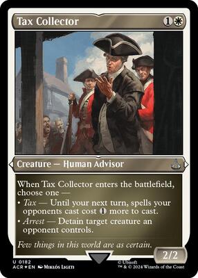 Tax Collector (Foil Etched) card from Universes Beyond: Assassin's Creed