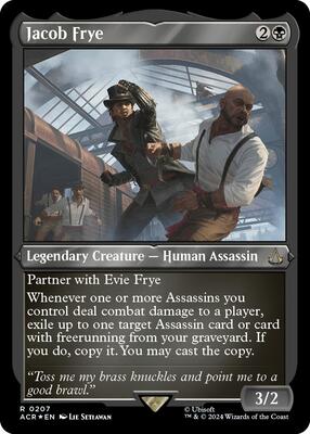 Jacob Frye (Foil Etched) card from Universes Beyond: Assassin's Creed