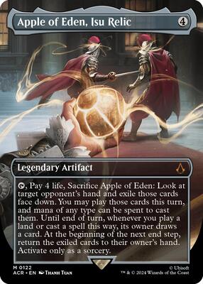 Apple of Eden, Isu Relic (Borderless) card from Universes Beyond: Assassin's Creed