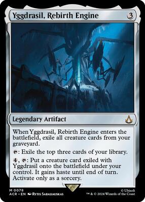 Yggdrasil, Rebirth Engine card from Universes Beyond: Assassin's Creed