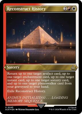 Reconstruct History (Foil Etched) card from Universes Beyond: Assassin's Creed
