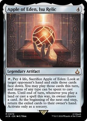 Apple of Eden, Isu Relic card from Universes Beyond: Assassin's Creed