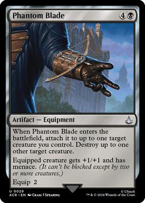 Phantom Blade card from Universes Beyond: Assassin's Creed