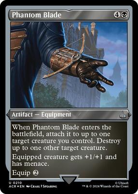 Phantom Blade (Foil Etched) card from Universes Beyond: Assassin's Creed