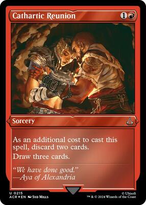 Cathartic Reunion (Foil Etched) card from Universes Beyond: Assassin's Creed