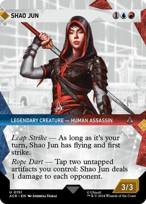 Shao Jun (Showcase) card from Universes Beyond: Assassin's Creed