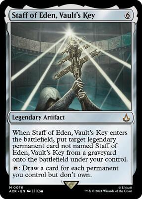 Staff of Eden, Vault's Key card from Universes Beyond: Assassin's Creed