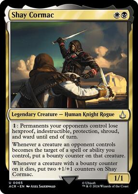 Shay Cormac card from Universes Beyond: Assassin's Creed
