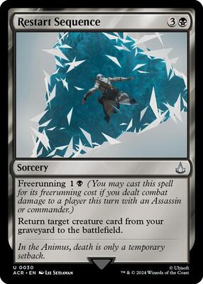 Restart Sequence card from Universes Beyond: Assassin's Creed