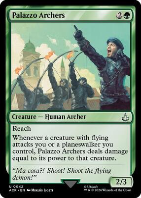 Palazzo Archers card from Universes Beyond: Assassin's Creed