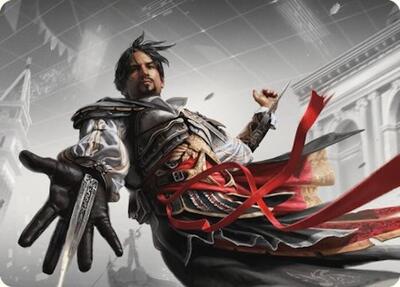 Ezio Auditore da Firenze Art Card card from Art Series: Universes Beyond: Assassin's Creed