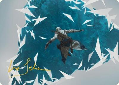 Restart Sequence Art Card (Gold-Stamped Signature) card from Art Series: Universes Beyond: Assassin's Creed