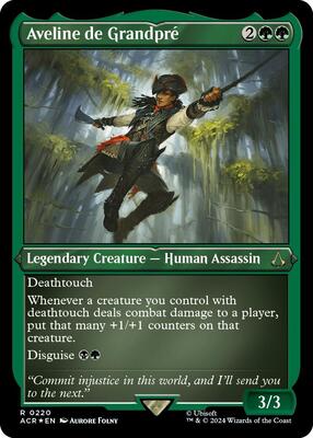 Aveline de Grandpre (Foil Etched) card from Universes Beyond: Assassin's Creed