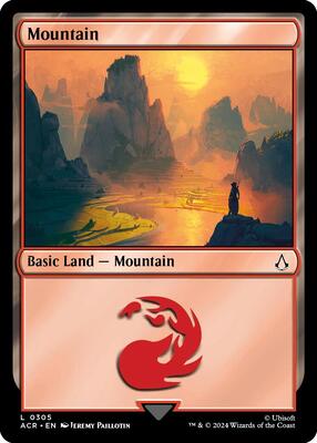 Mountain (0305) card from Universes Beyond: Assassin's Creed