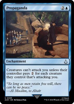 Propaganda card from Universes Beyond: Assassin's Creed