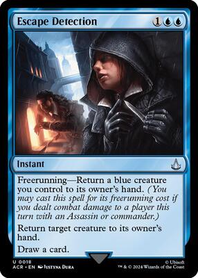 Escape Detection card from Universes Beyond: Assassin's Creed