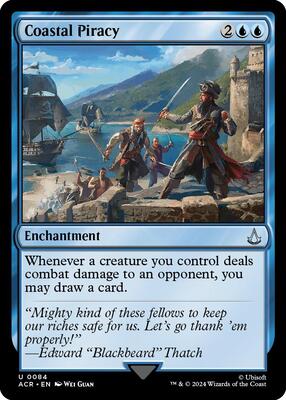 Coastal Piracy card from Universes Beyond: Assassin's Creed