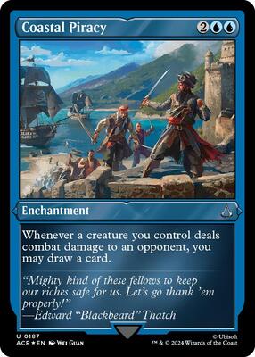 Coastal Piracy (Foil Etched) card from Universes Beyond: Assassin's Creed