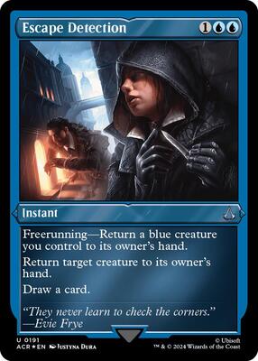 Escape Detection (Foil Etched) card from Universes Beyond: Assassin's Creed
