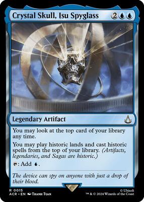 Crystal Skull, Isu Spyglass card from Universes Beyond: Assassin's Creed