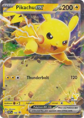 Pikachu ex (Pikachu 60) card from Battle Academy 2024