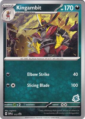 Kingambit - Darkrai Deck card from Battle Academy 2024