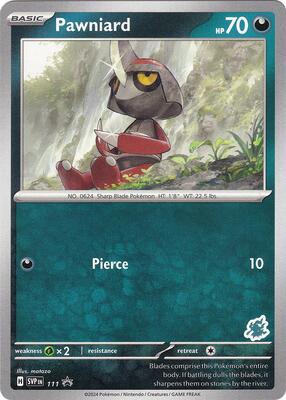 Pawniard - Darkrai Deck card from Battle Academy 2024