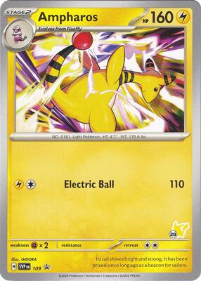Ampharos - Pikachu 28 card from Battle Academy 2024