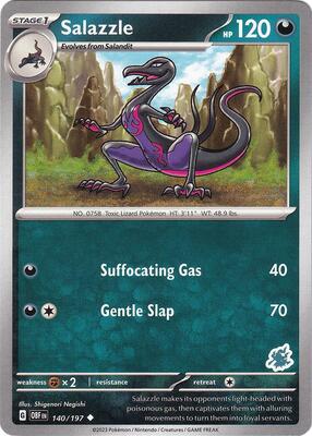 Salazzle - Darkrai Deck card from Battle Academy 2024
