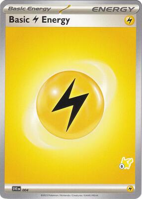Basic Lightning Energy - Pikachu 8 card from Battle Academy 2024