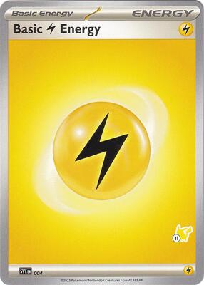 Basic Lightning Energy - Pikachu 11 card from Battle Academy 2024