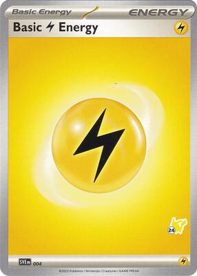 Basic Lightning Energy - Pikachu 24 card from Battle Academy 2024