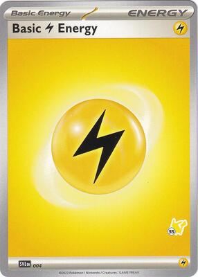 Basic Lightning Energy - Pikachu 35 card from Battle Academy 2024