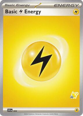 Basic Lightning Energy - Pikachu 43 card from Battle Academy 2024