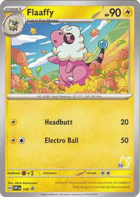 Flaaffy - Pikachu 53 card from Battle Academy 2024