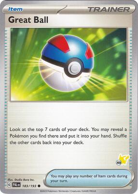 Great Ball - Pikachu 49 card from Battle Academy 2024