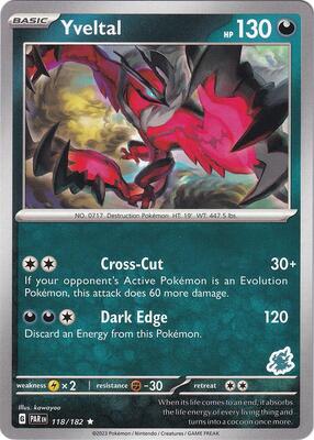 Yveltal - Darkrai Deck card from Battle Academy 2024