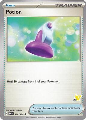 Potion - Pikachu 15 card from Battle Academy 2024