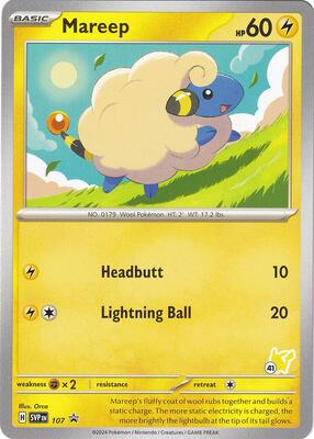 Mareep - Pikachu 41 card from Battle Academy 2024