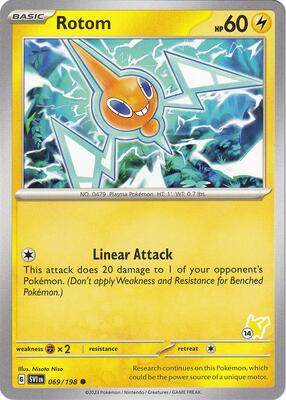 Rotom - Pikachu 14 card from Battle Academy 2024
