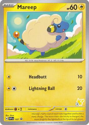 Mareep - Pikachu 2 card from Battle Academy 2024