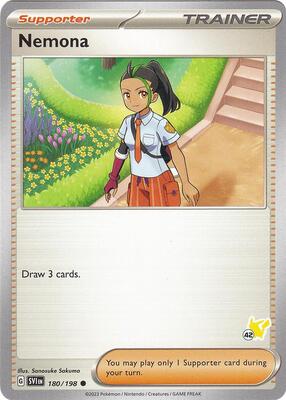 Nemona - Pikachu 42 card from Battle Academy 2024