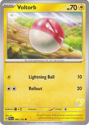 Voltorb - Pikachu 1 card from Battle Academy 2024