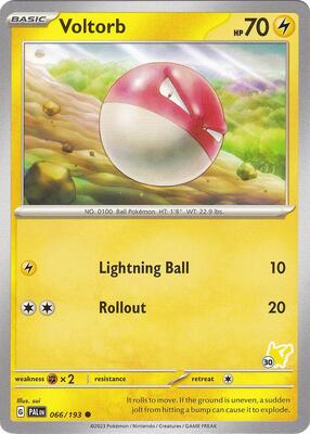 Voltorb - Pikachu 30 card from Battle Academy 2024